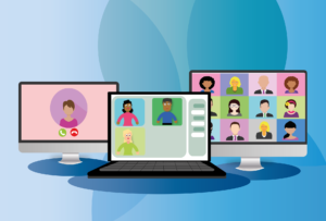 Illustration travail collaboratif