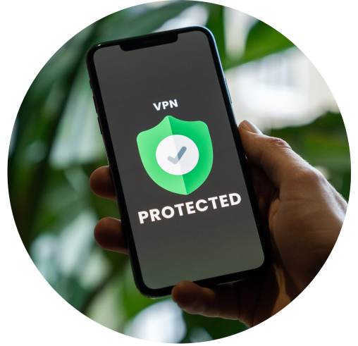 téléphone avec VPN activé